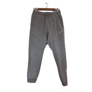 Nike Gray Tapered Sweatpants with Elastic Waistband